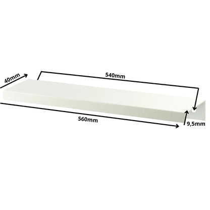 Edge Grip Rundprofil-Griff 540mm (560mm Gesamtlänge) -  Weiß – Furnica