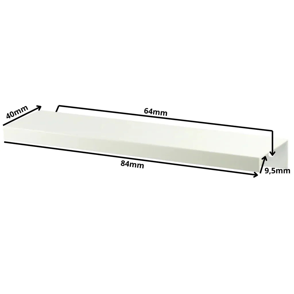 Edge Grip Rundprofil-Griff 64mm (84mm Gesamtlänge) - Weiß – Furnica