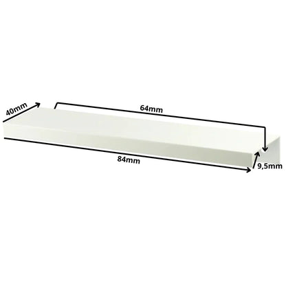 Edge Grip Rundprofil-Griff 64mm (84mm Gesamtlänge) - Weiß – Furnica