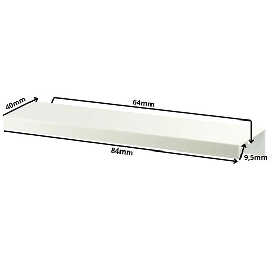 Edge Grip Rundprofil-Griff 64mm (84mm Gesamtlänge) - Weiß – Furnica