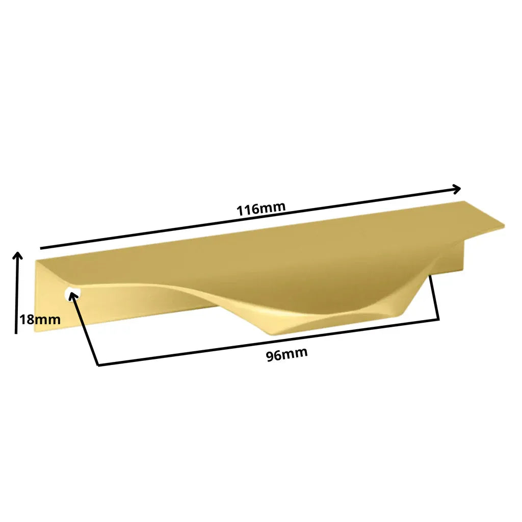 Edge Grip Rundprofil-Griff 96mm (116mm Gesamtlänge) - Gold – Furnica