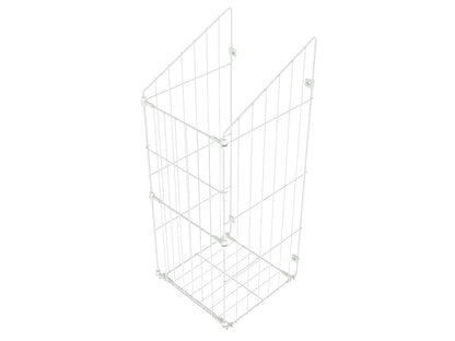Faltbarer Wäschekorb 30cm - Weiß – Furnica