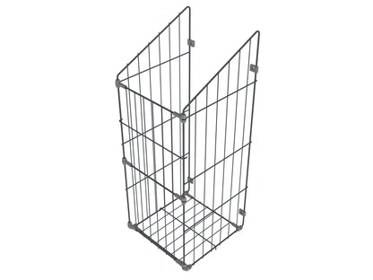 Faltbarer Wäschekorb 40cm - Anthrazit – Furnica