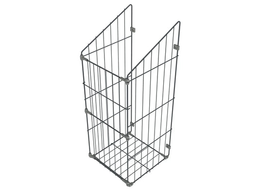 Faltbarer Wäschekorb 40cm - Anthrazit – Furnica