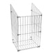 Faltbarer Wäschekorb 40cm - Chrom – Furnica
