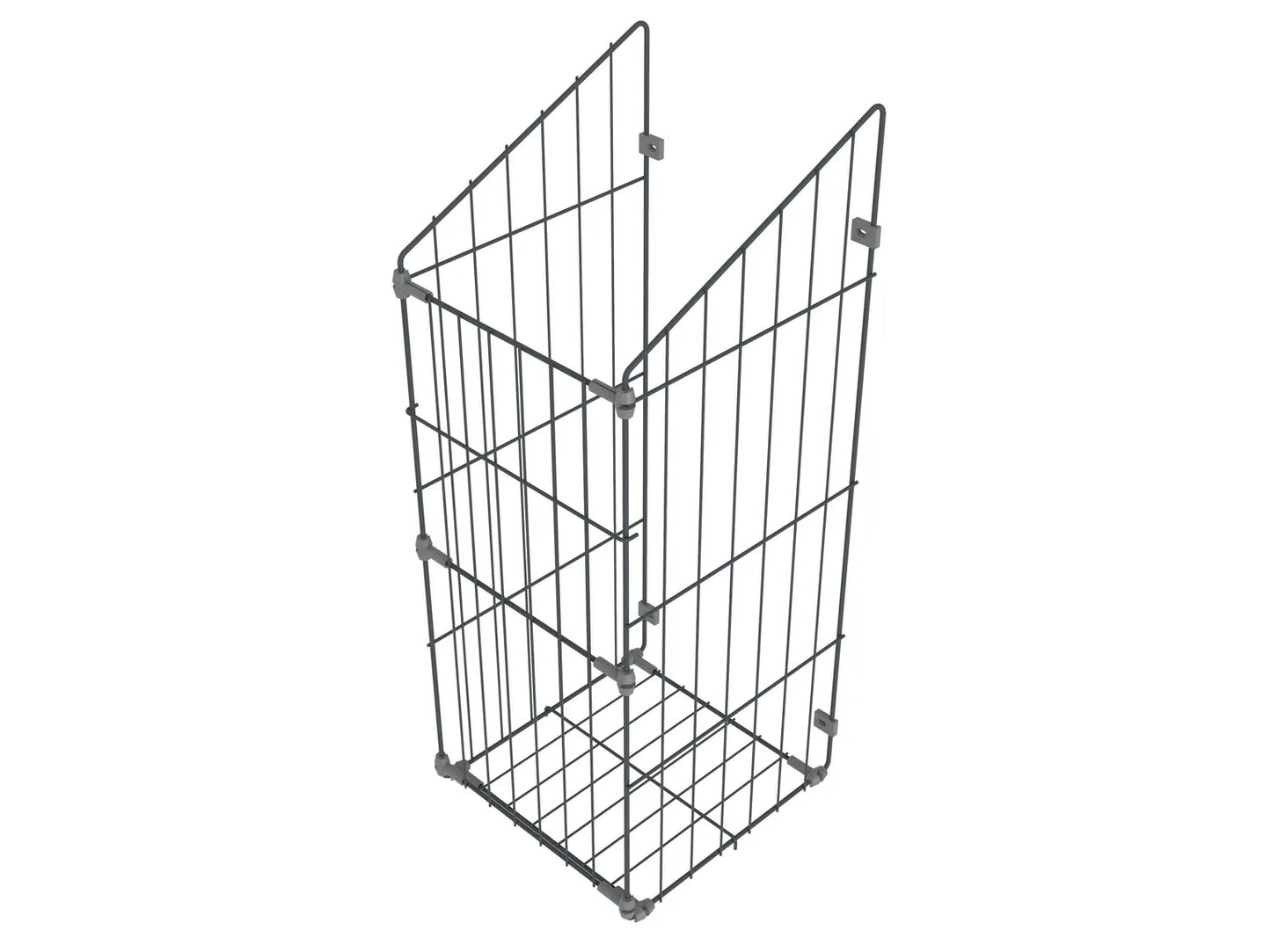 Faltbarer Wäschekorb 50cm - Anthrazit – Furnica