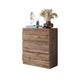 GABRIEL - Kommode / Sideboard mit 3 Schubladen - Wotan Eiche H72cm B60cm T33cm – Furnica