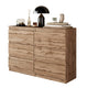 GABRIEL - Kommode / Sideboard mit 6 Schubladen - Wotan Eiche H71cm B100cm T33cm – Furnica