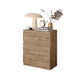 GABRIEL - Nachttisch / Nachtschrank mit 3 Schubladen -  Wotan Eiche - H72cm B60cm T33cm – Furnica