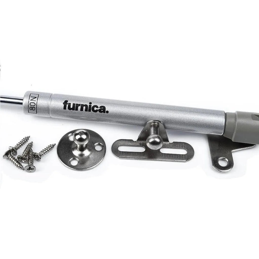 Gasdruckdämpfer Silber 250mm - 80N – Furnica
