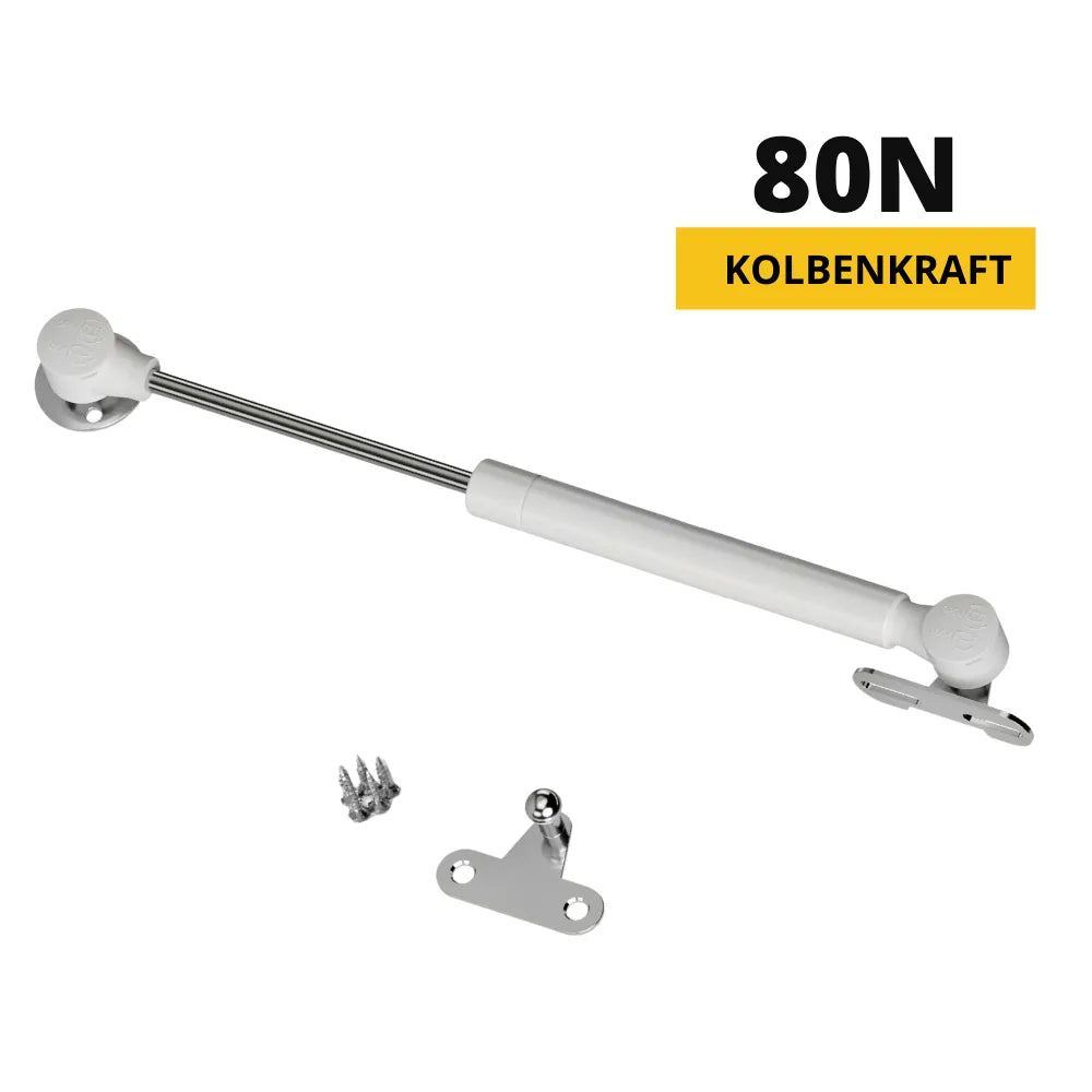 Gasdruckdämpfer Weiß 250mm - 80N – Furnica