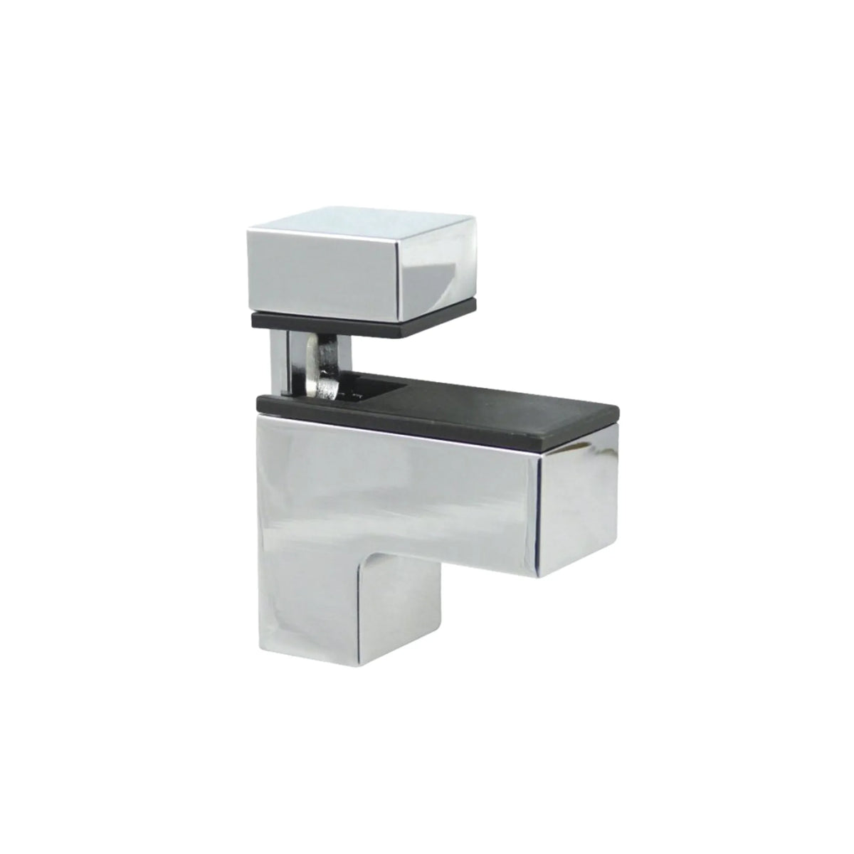 Glas- und Tellerhalter L-Form I - Chrom Matt – Furnica