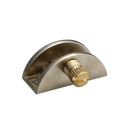 Glasregalhalter halbrund - Satin – Furnica