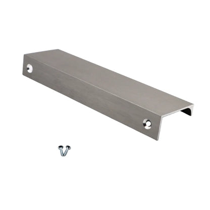 Griffleiste Kantengriff 128mm (148mm Gesamtlänge) - Gebürsteter Edelstahl – Furnica