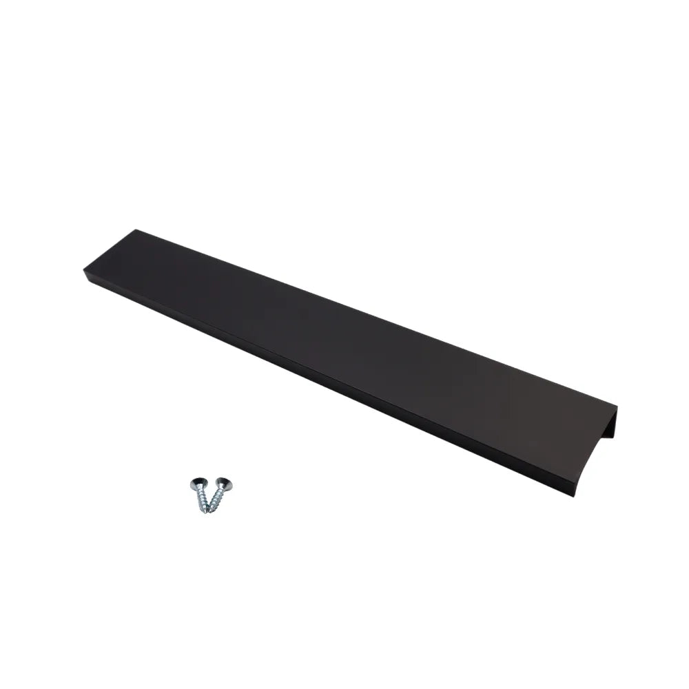 Griffleiste Kantengriff 256mm (276mm Gesamtlänge) - Schwarz – Furnica