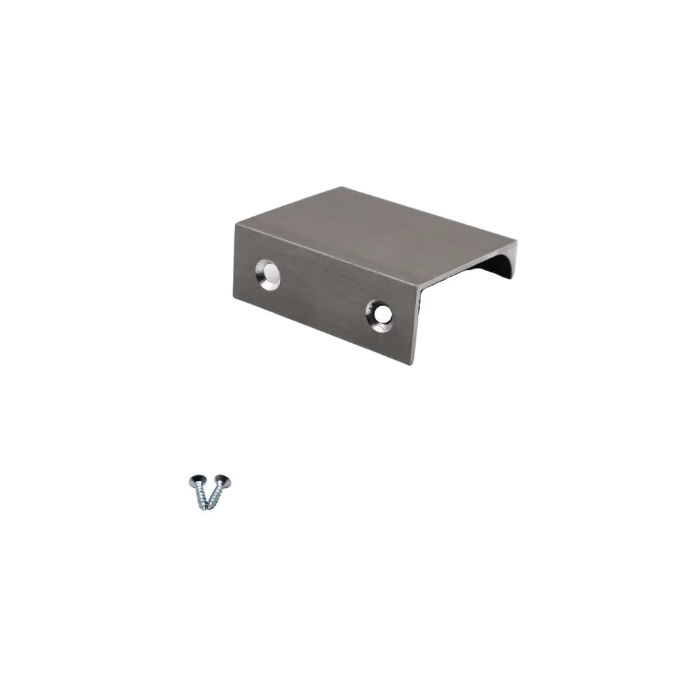 Griffleiste Kantengriff 32mm (52mm Gesamtlänge) - Gebürsteter Edelstahl – Furnica