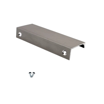 Griffleiste Kantengriff 96mm (116mm Gesamtlänge) - Gebürsteter Edelstahl – Furnica