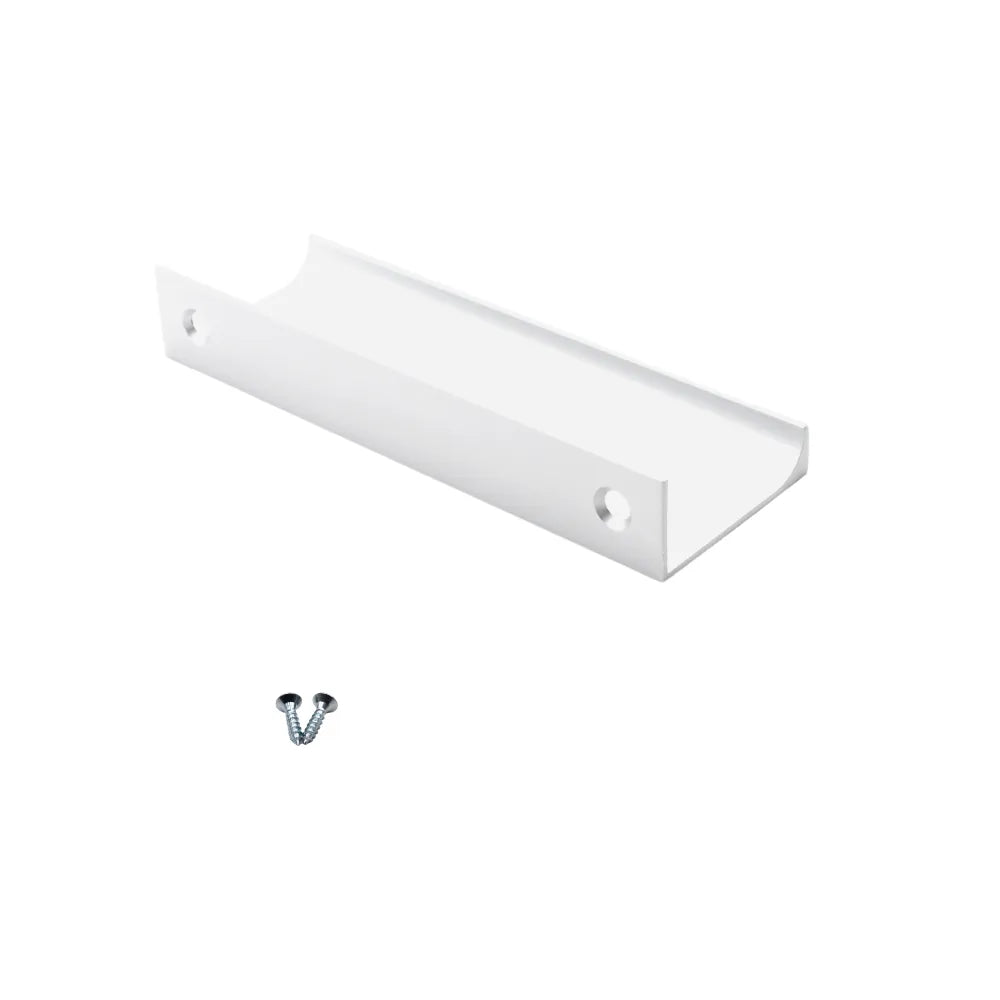 Griffleiste Kantengriff 96mm (116mm Gesamtlänge) - Weiss – Furnica