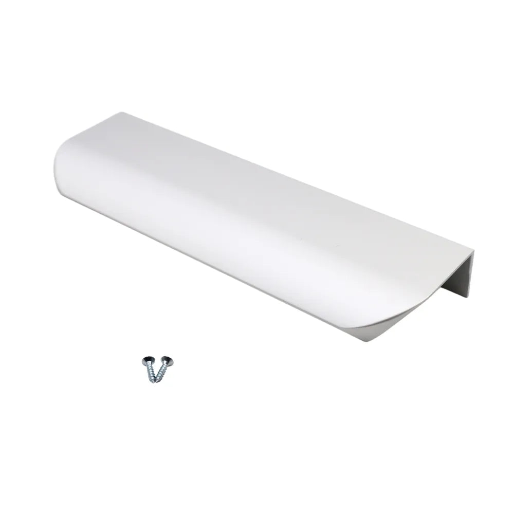 Griffleiste Kantengriff Rund 128mm (148mm Gesamtlänge) - Aluminium – Furnica