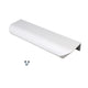 Griffleiste Kantengriff Rund 128mm (148mm Gesamtlänge) - Aluminium – Furnica