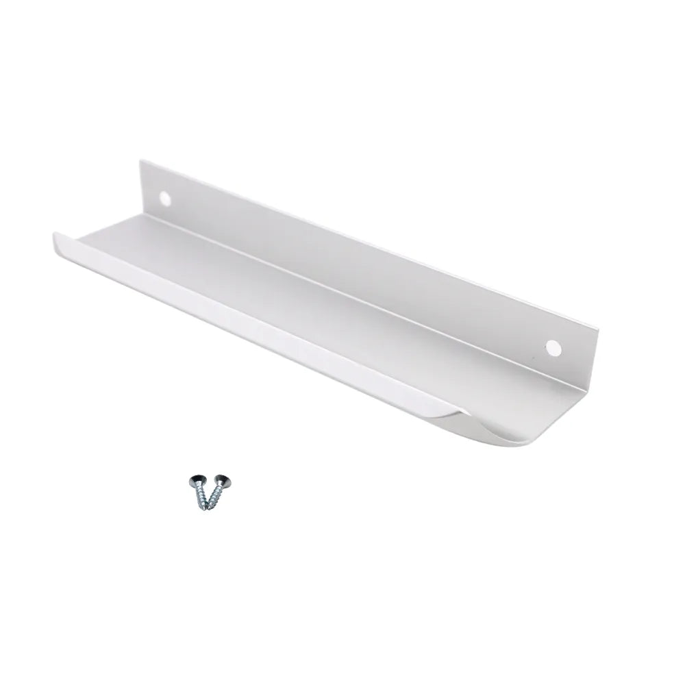 Griffleiste Kantengriff Rund 128mm (148mm Gesamtlänge) - Aluminium – Furnica