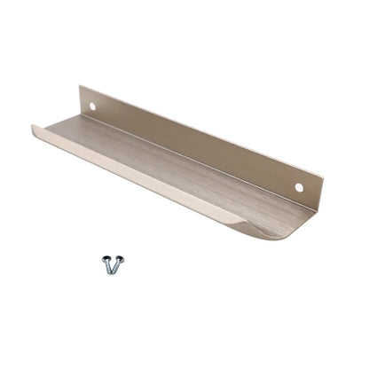 Griffleiste Kantengriff Rund 128mm (148mm Gesamtlänge) - Gebürsteter Stahl – Furnica