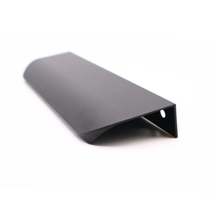 Griffleiste Kantengriff Rund 128mm (148mm Gesamtlänge) - Schwarz Matt – Furnica