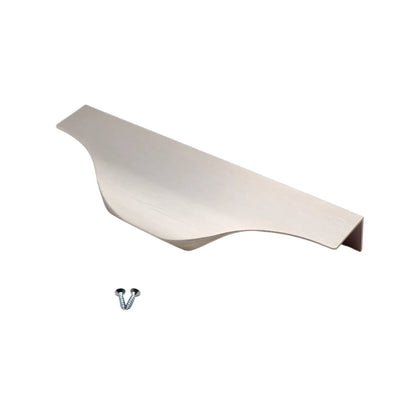 Griffleiste Kantengriff UFO 128mm (148mm Gesamtlänge) - Gebürsteter Edelstahl – Furnica
