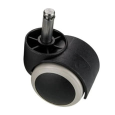 Möbelgummi-Drehrad mit Befestigungsstift 10mm Ø50mm