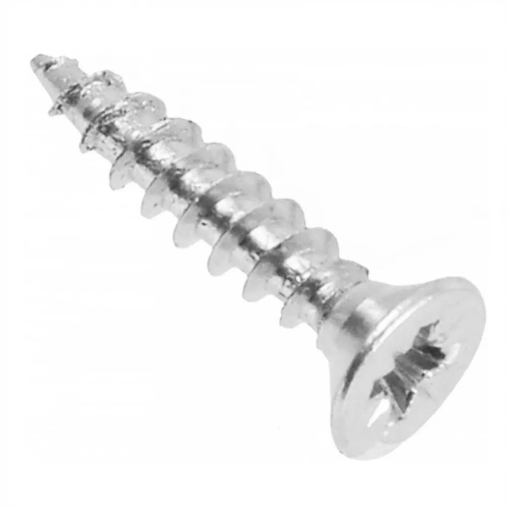 Holzschrauben PZ1 3.0x16mm Weißer Zink (1000 stk.) – Furnica