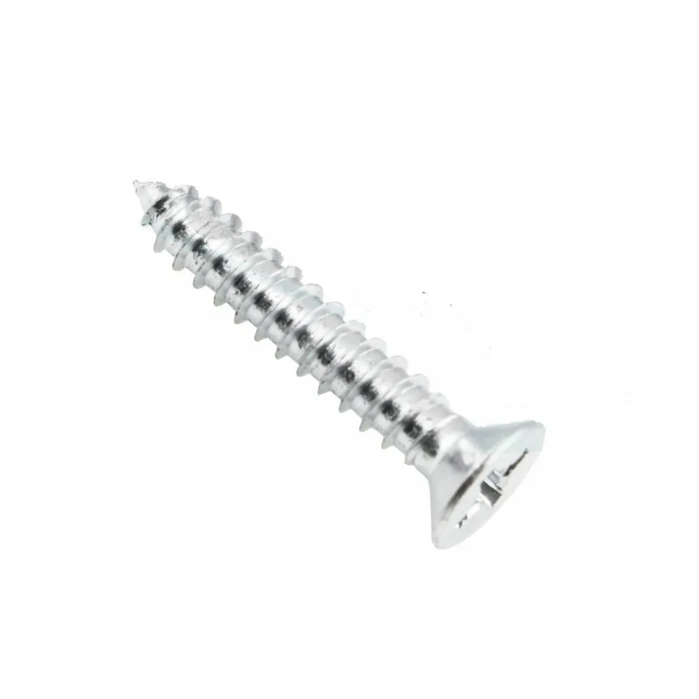 Holzschrauben PZ2 4.0x25mm Weißer Zink (100 stk.) – Furnica