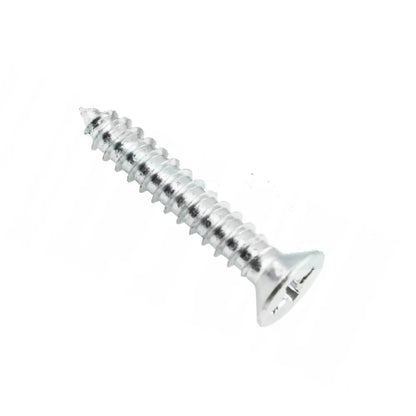 Holzschrauben PZ2 4.0x25mm Weißer Zink (100 stk.) – Furnica
