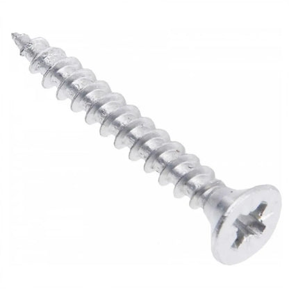 Holzschrauben PZ2 4.0x35mm Weißer Zink (100 stk.) – Furnica