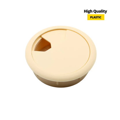 Kabeldurchlass aus Kunststoff Ø60mm, Creme – Furnica