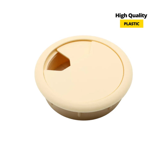 Kabeldurchlass aus Kunststoff Ø60mm, Creme – Furnica