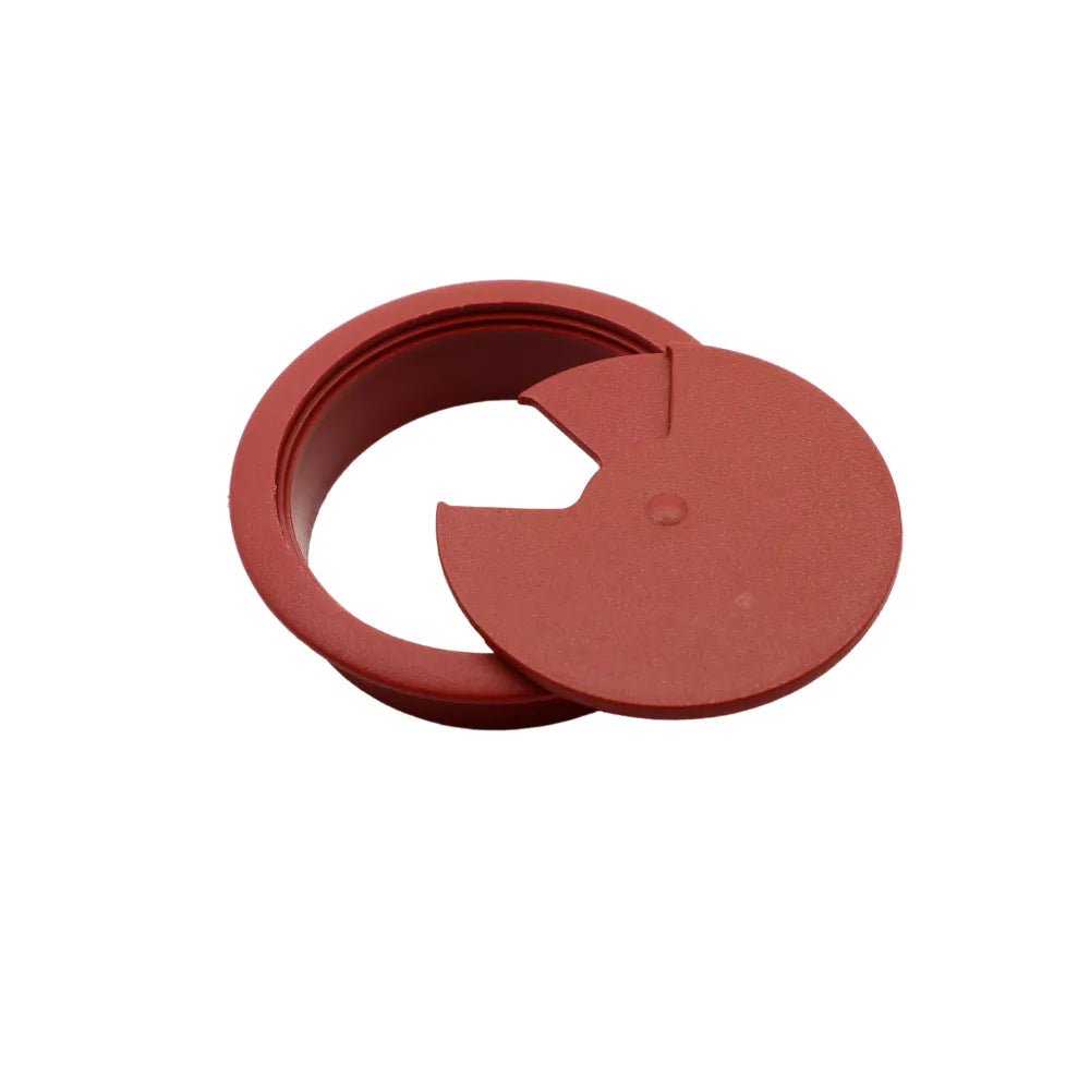 Kabeldurchlass aus Kunststoff Ø60mm, Rotes Holz – Furnica