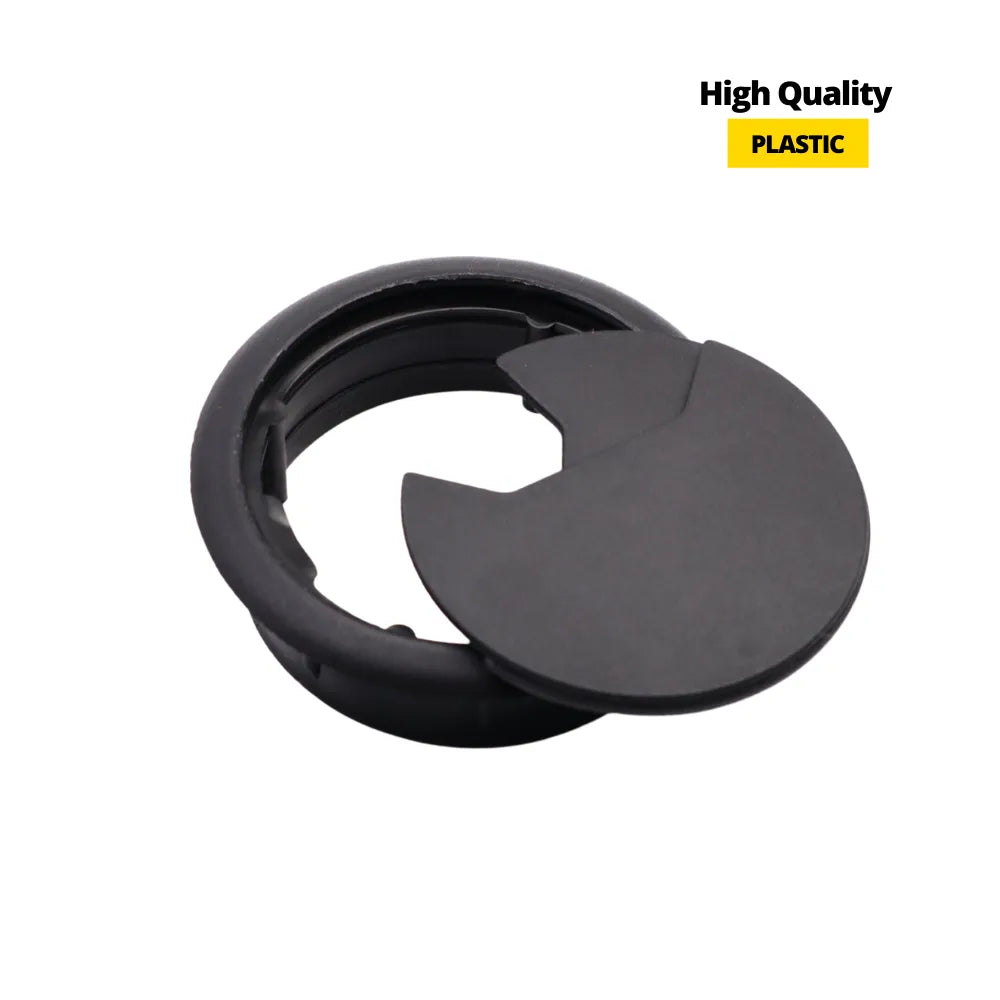 Kabeldurchlass aus Kunststoff Ø60mm, Schwarz – Furnica
