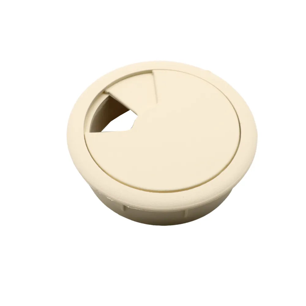 Kabeldurchlass aus Kunststoff Ø60mm, Vanille – Furnica