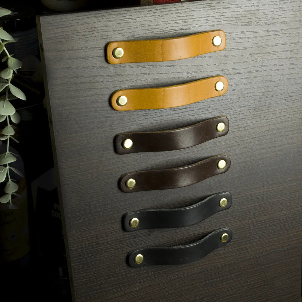 Ledergriff Rund 96mm / 128mm – Furnica