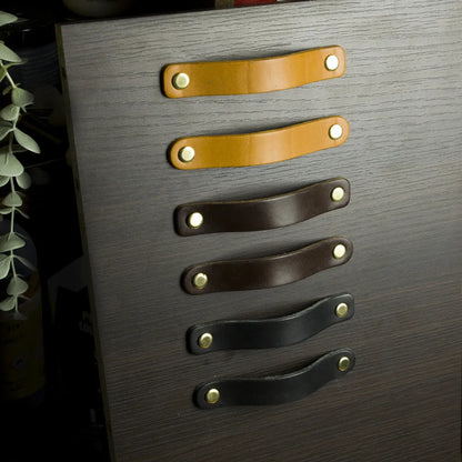 Ledergriff Rund 96mm / 128mm – Furnica