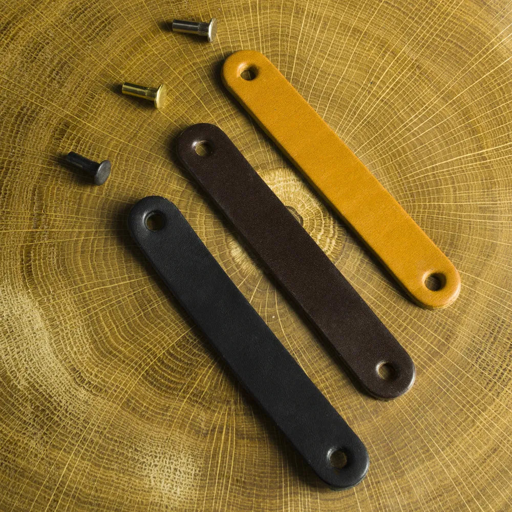 Ledergriff Rund 96mm / 128mm – Furnica