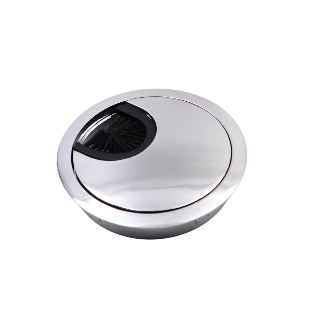 Metall Kabeldurchführung 60mm, Chrom – Furnica