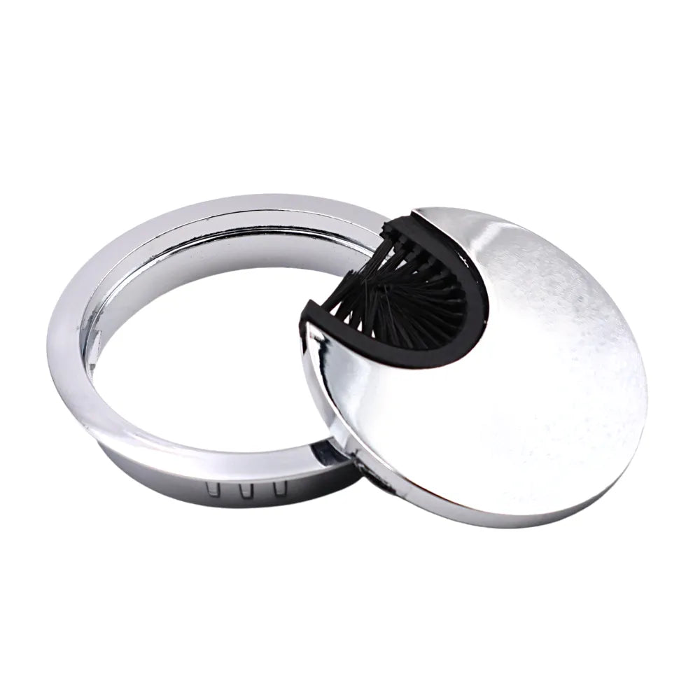 Metall Kabeldurchführung 60mm, Chrom – Furnica