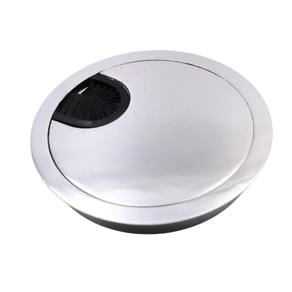 Metall Kabeldurchführung 80mm, Chrom – Furnica