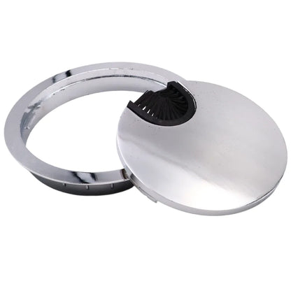 Metall Kabeldurchführung 80mm, Chrom – Furnica