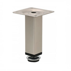 Möbelfüße Quadratisch 25x25mm - 100mm Satin