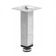 Möbelfüße Quadratisch 25x25mm - 120mm Chrom – Furnica