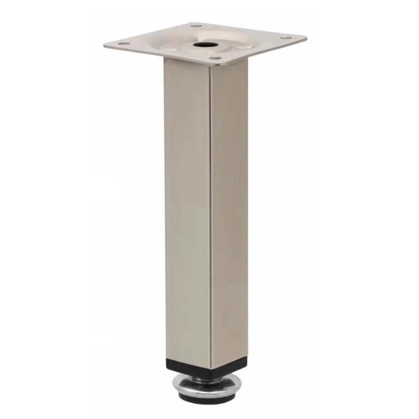 Möbelfüße Quadratisch 25x25mm - 150mm Satin – Furnica