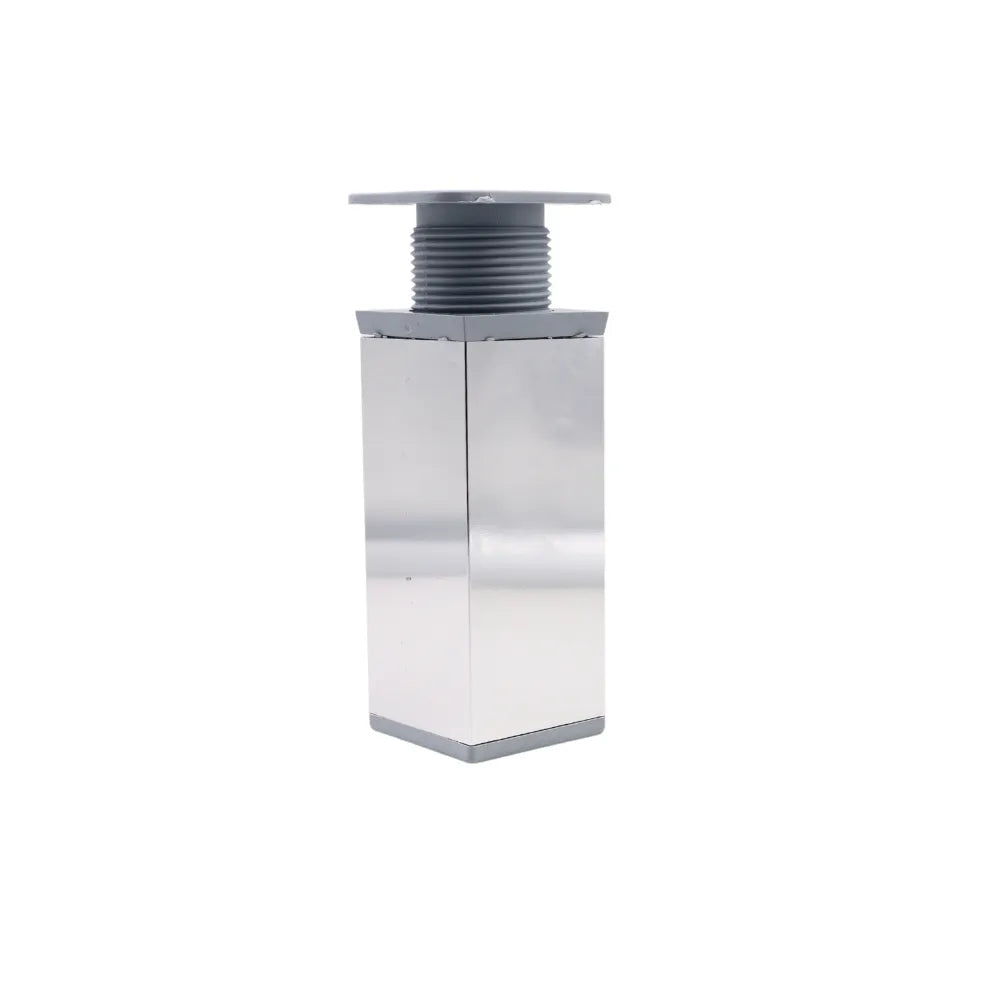 Möbelfüße Quadratisch 40x40mm - 100mm Chrom – Furnica