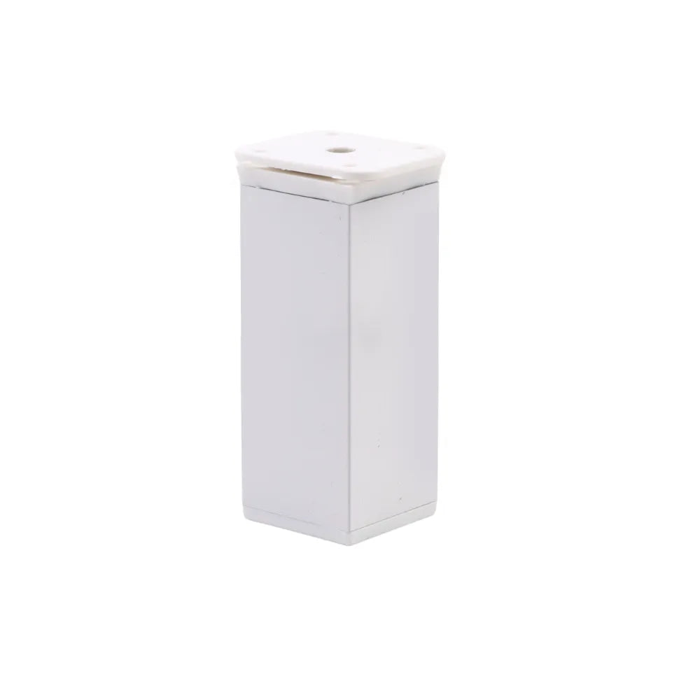 Möbelfüße Quadratisch 40x40mm - 100mm - Weiß – Furnica